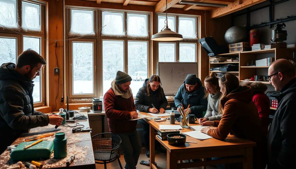 kursy zawodowe w Niemczech, kursy dla budowlańców, zimowe szkolenia w Niemczech.
