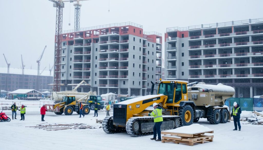 zarobki budowlańców zimą, ile zarabia budowlaniec w Niemczech zimą,